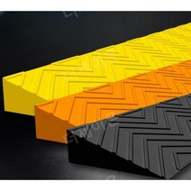 계단경사로 휠체어경사로 경사판 노란색 계단 진입판 진입로 경사 보조 발판, 빨간색   3cm