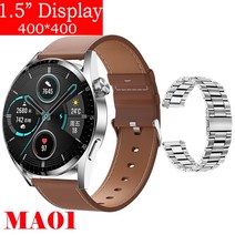 글로벌 버전 스마트 워치 GT3 프로 1.5 quotAMOLED 사파이어 디스플레이 SpO 모니터링 무선 충전 ECG Smartwatch, [16] Br Le-Si St