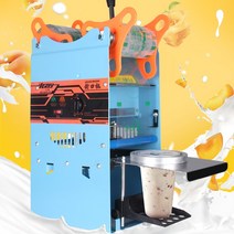 수동 컵 씰링 기계 두유 커피 주스 실러 우유 차 씰 보바, [02] 미국 플매트 카펫 러그, [01] 파란