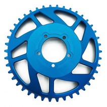 바팡모터 새로운 bafang bbshd 42t 체인 휠 일체형 bbs03 bbshd 휠, 푸른, 44톤