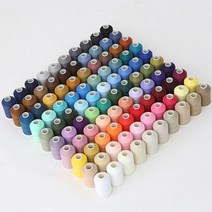 60수3합 재봉실 - 100컬러 1500m 오버록사 오버록실, 630코코아