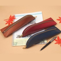 bon208 플라잉피쉬필통(레드 네이비 브라운) 레드, 색상
