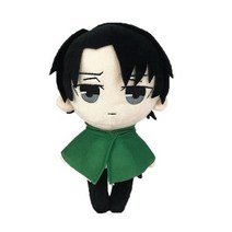 20cm Anime Attack on Titan 봉제 인형 라이벌 Ackerman Eren Jager 소프트 인형 베개 Mikasa Ackerman 봉제 인형 인형, C_3