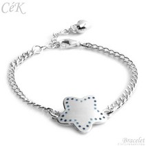 클루아조네코리아 키즈 은팔찌 실버 각인가능 CeK 8185BKB