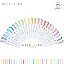 제브라 WKT7 마카 형광펜 마일드라이너, 상품선택, 레몬옐로우 MLY