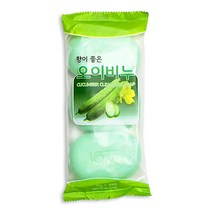 생활용품 오이비누 3pcs 목욕용품/사우나비품/때비누/샤워때비누/천연비누, 단일 수량