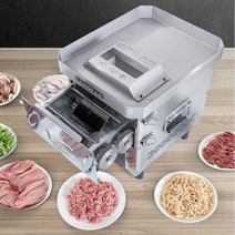 업소용 슬라이서 육절기 110V220V Electric Meat Slicer Commercial Automatic Multifunctional Stainless, 01 110-120V_06 15mm_01 미국