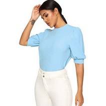 화이트 블랙 셔츠 레이스 오프숄더 블라우스 코튼 여름 니트 패션 o넥 반팔 상의 오버사이즈 캐주얼 의류 20462