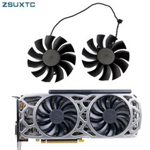 EVGA GTX1060 1070 1080 Ti 팬 GTX1080Ti 팬 쿨러 그래픽 카드 PLA09215B12H 4 핀 12V 0.55A 2 개로트