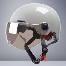 파미바미 롱보드 스쿠터 전동킥보드헬멧 소두핏풀페이스 오토바이 가벼운 바이크 클래식 헬멧, 투명숏고글+브라운숏고글, 진주화이트