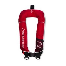 다까미야 RM 자동팽창식 구명조끼 TR-2201 형식승인 낚시조끼 선상조끼, 레드