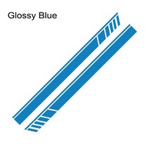 벤츠트럭부품2pcs 자동차 사이드 바디 스티커 메르세데스 벤츠 g55 g63 amg, 광택있는 파란색, 2개