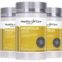 헬시케어 고농도 프로폴리스 3800mg 캡슐, 200개입, 3개