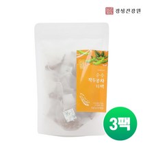 무첨가 작두콩차 100% 티백 국산 볶은 작두콩씨앗 작두콩열매 작두콩차물 작두콩차음료 고함량 식이섬유 칼슘 단백질 플라보노이드 사포닌 비타민A C 간절기 건강차 효능 대용량 추천, brainbee 3Set, 1개