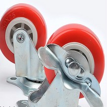 DIY용 작업 카트 밀차 의자부품 볼바퀴 운반 바퀴 1P, #@고정형@@