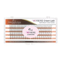 [미브린] 다크브라운 크라운래쉬 단품 - 셀프속눈썹 연장재료, 1개, C-10mm