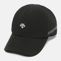데상트 메탈 로고 볼캡 SN123HCP30 BLK, FREE, 블랙