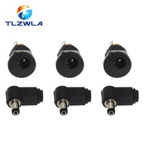 소켓 커넥터 10pcs (5pairs) 남성 dc 전원 플러그 각도 90도 l 모양의 플라스틱 + 여성 금속 패널 마운트 소켓 잭 플러그 dc 커넥터, 5쌍 5.5x2.5mm