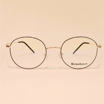 프리미엄 X-Titanium 원형테 얼굴형에맞는안경 스틸바움 Sonny2 47사이즈, 2.소프트코패드, col.3 블랙/골드