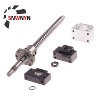볼스크류 너트 sfu2005 20mm 볼스크류 압연 볼스크류(너트 포함) cnc 부품용, 협력사, 1600mm