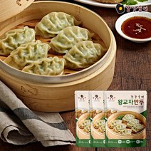강강술래 왕교자만두 490g 3팩, 단품
