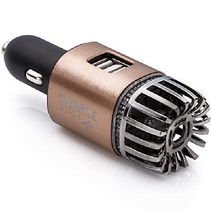 자동차 공기 청정기 나이저 12V 플러그인 이온 탈취기 연기 냄새 애완 동물 음식 알레르겐 제거기, 매트 구리