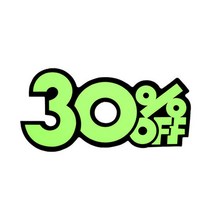 쇼카드 30 OFF 대 40OZ40 행사 광고 푯말