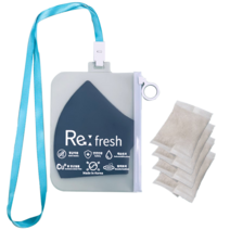 리프레시 항균 마스크 케이스 동필름 사용 국내생산 마스크 파우치 천연제습제 벤토나이트 보관 케이스, 1. 그레이