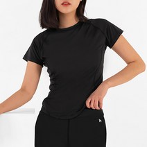 메르아 여성용 슬림핏 라이트 숏 슬리브 S-XL