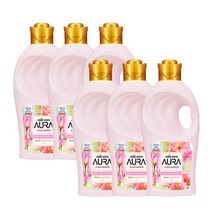 샤프란 아우라 섬유유연제 윌유메리미 1000ml, 6개