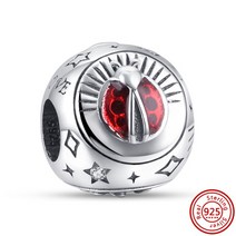 디지털사이니지 925 실버 전화 키오스크 우체국 커피 컵 스푼 매력 로켓 핸드 하트 아이 비즈 맞는 원래 판, 30 N298