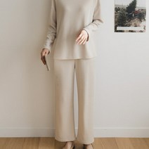 그녀의 신발 / (빠른배송)슈크림 박시 라운지티 핑크 연베이지 민트