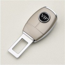 와우옴므 차량용 안전벨트 연장 클립 인서트 벨트 클립 2개입, 블랙VIP, 1개