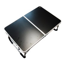 텐트 내부용 미니 경량 폴딩 테이블 야외 접이식 외부, 브라운