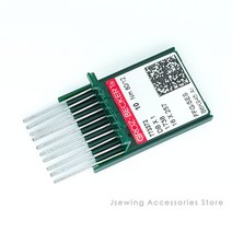 산업용 DBX Groz-Beckert 재봉틀 바늘 6X257 738 JUKI BROTHER SINGER CONSEW 액세서리 부품 50 개, 09 Size 9 - 20