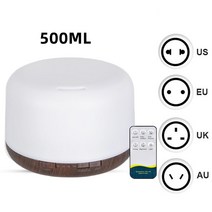 고성능 MLAir-초음파 가습기 아로마 디퓨저 색상 LED 조명 원격 제어 가정용 공기 청정기 500, [03] 우리에게, [06] 03 Remote control