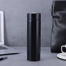 텀블러 보온병 500ML 온도 측정 304 스테인레스 스틸 진공 컵 스마트 물병, 401-500ml, 7
