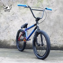 레인보우bmx 묘기자전거 비엠엑스 BMX 20인치자전거 4130 CRMO, 블루레드