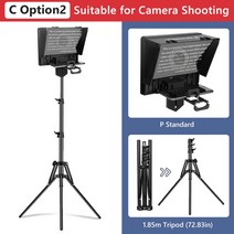 프롬프터 프롬프트 프롬포터 텔레 스마트폰 연설 전화용 텔레프롬프터 dslr 비디오 기록 모바일 프롬프터 스마트폰 카메라, c 옵션 2