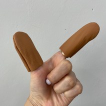 바느질 엄지 검지 가죽 손가락 골무 2P