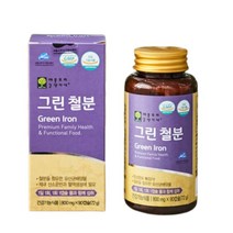 철분 영양제 비헴철 비햄철 햄철 헴첼 철분제 Green Iron 임산부 수유부 여성 여자 종합 여자용 여성용 임신준비 철분섭취 애플트리김약사네 그린 철분 건강기능식품, 1박스, 90캡슐