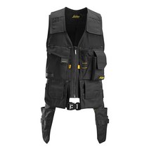 Snickers Workwear 만능 작업 공구 조끼 L 블랙161363, Large