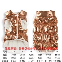 프렌치불독패딩 아메리칸불리옷 겨울옷 양털 소형견 두꺼운, 골드