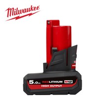 밀워키 12V 5.0ah 고용량 배터리 밧데리 충전지 드릴, 1개