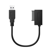 외장형 씨디롬 DVD 플레이어 odd 35cm usb 어댑터 pc 6p + 7p cd dvd rom sata-usb 2.0 변환기 Slimline sata 13 핀 pc 187, 협력사, 0.35m, 검은 색