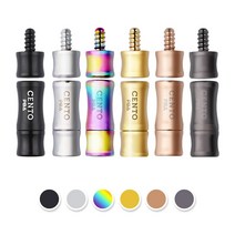 센토S라인조인트캡 38 10산 PBA 당구장갑 김치빌리아드 조인트캡 유니버셜큐 명품초크, 로즈골드