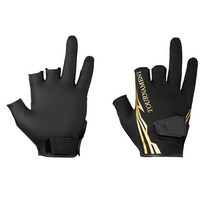 낚시 장갑 다이와 안티 슬립 가죽 낚시 세 손가락 컷 보호 카약 야외 스포츠 캠핑 낚시, 손가락 3개, XL