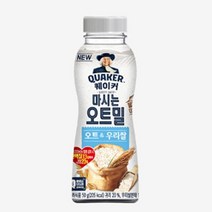 롯데 아침 식사 대용 퀘이커 마시는오트밀 오트&우리쌀 다이어트 단백지 시리얼 50G, 3세트