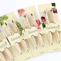 바보사랑 꿈쟁이 몽당씨앗연필(2개입) 재미있는 씨앗심기.꿈쟁이, 봉선화