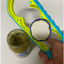 프리사이즈 병따개 캠핑 오프너 튼튼한 캠핑 멀티 사용하기편한 편리한, 1, 블루